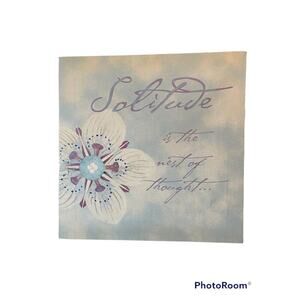 Solitude Is The Rest Of Thought Paul‎ Scaletta 2006 Canvas Picture Home Decor
